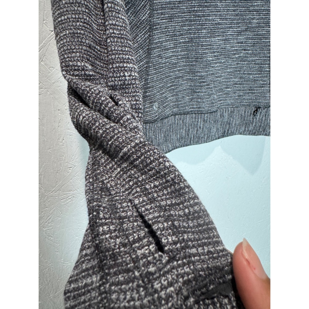 Lululemon Race Your Pace Long Sleeve Running Shirt Gray Space Dye Size 6 - Picture 6 of 8